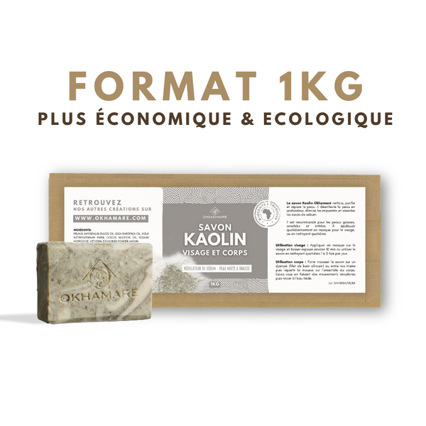 Kaolin soap