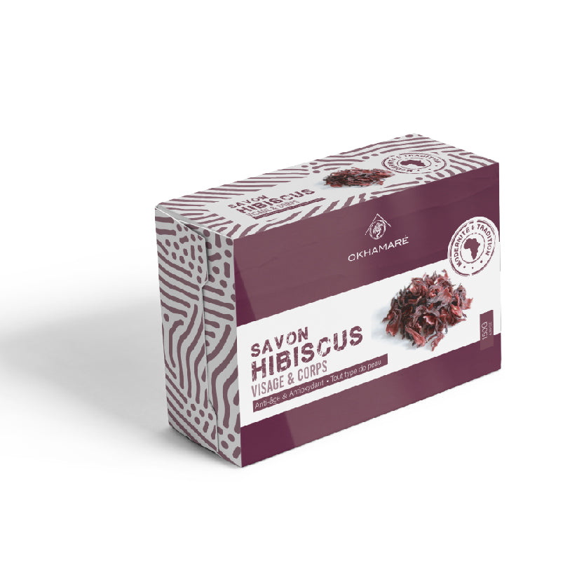 Hibiscus soap