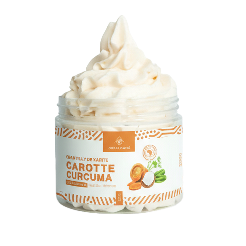 Chantilly de Karité Carotte & Curcuma Bio
