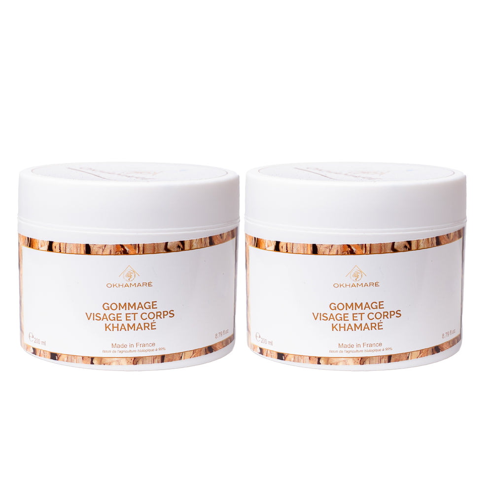 PACK - 2x250ml Face and body khamaré scrub