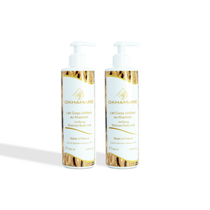 PACK - 2x250ml Unifying body milk with khamaré