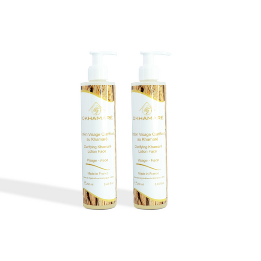 PACK - 2x250ml Clarifying lotion with khamaré and rose water