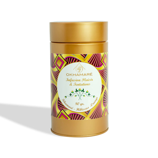 Infusion Plaisir Tentation (khamaré, orange, hibiscus)