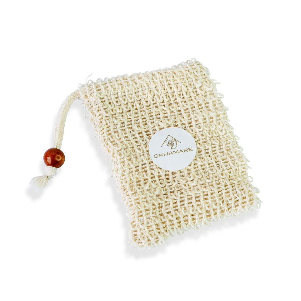 Natural glove for solid soap